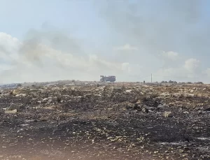 Silifke’de Otluk Alanda Yangın Söndürüldü