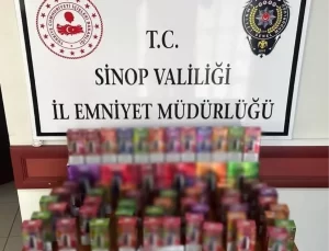 Sinop’ta Kaçak Tütün ve Elektronik Sigara Operasyonu