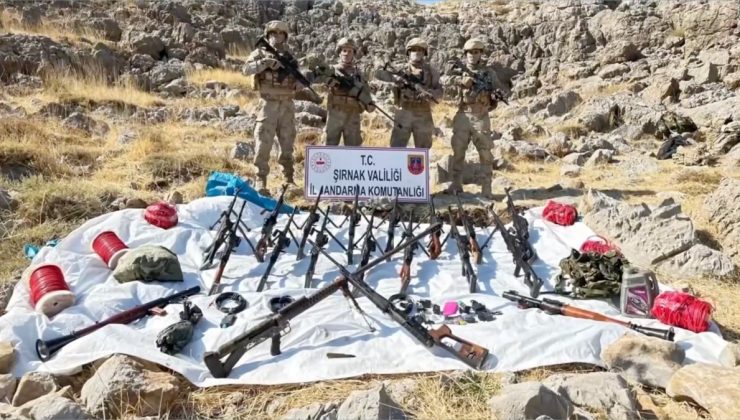 Şırnak’ta teröristlere GÜRZ operasyonu! 55 mağara ve sığınak imha edildi
