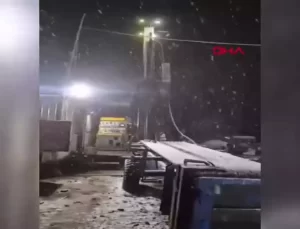 Sivas’ta Ani Kar Yağışı