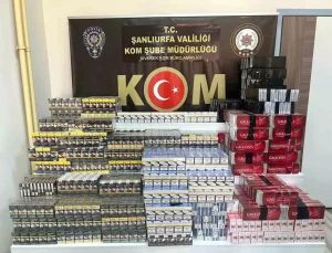 Siverek’te 5 Bin Kaçak Sigara Ele Geçirildi