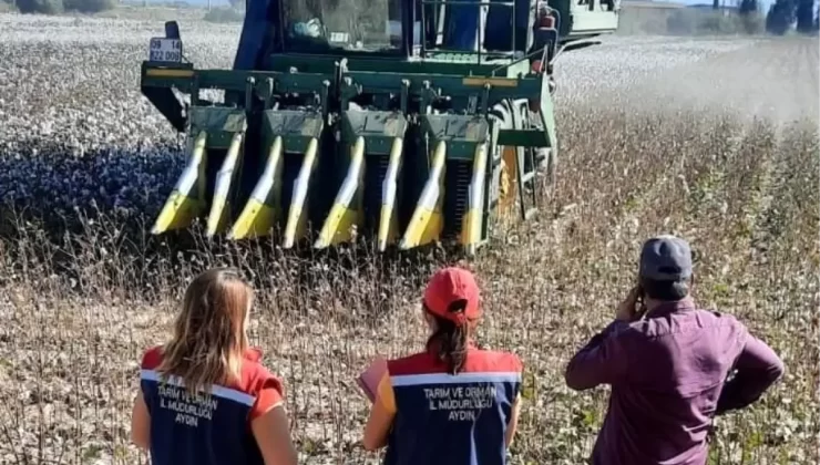 Söke’de Pamuk Hasat Makineleri Kontrol Ediliyor