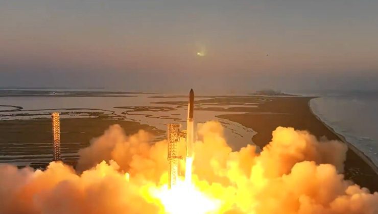 SpaceX Starship roketi 5’inci test uçuşunu tamamladı