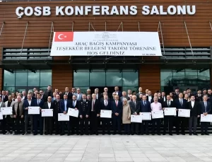 Tekirdağ’da Araç Bağışçılarına Teşekkür