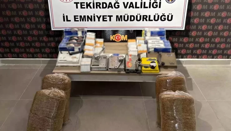 Tekirdağ’da Kaçakçılık Operasyonu: 42 Şüpheli