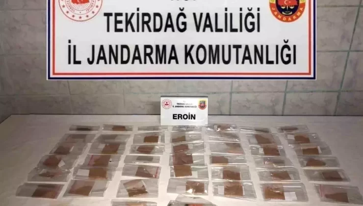Tekirdağ’da Uyuşturucu Operasyonları