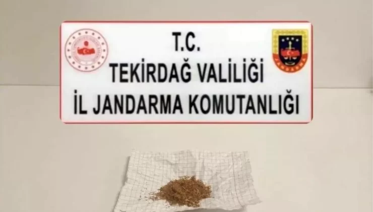 Tekirdağ’da Uyuşturucu Operasyonu: 3 Gözaltı