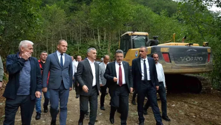Trabzon Büyükşehir Belediye Başkanı, Yomra’da Sel Felaketi İncelemesi Yaptı