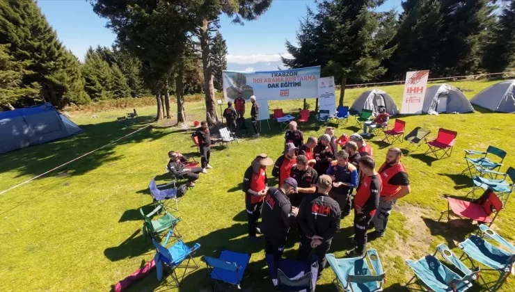 Trabzon İHH’ya Arama Kurtarma Eğitimi