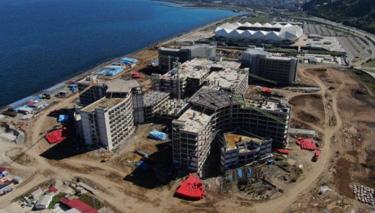 Trabzon Şehir Hastanesi inşaatının yüzde 50’si tamamlandı