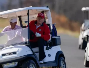 Trump’ın güvenlik endişelerinden dolayı golf oynamasının yasaklandığı iddia edildi