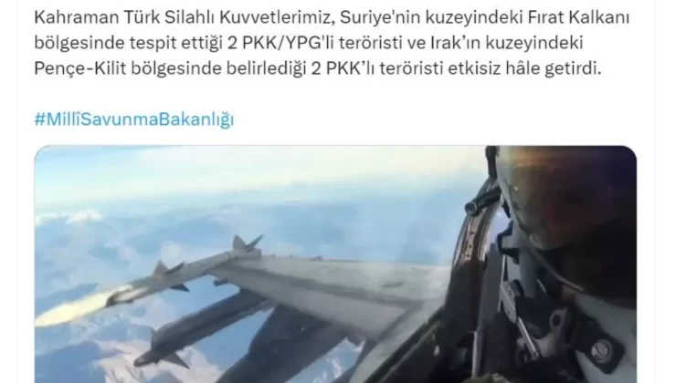 TSK, 4 Teröristi Etkisiz Hale Getirdi