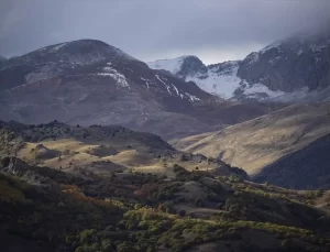 Tunceli’de Dağlar Karla Kaplandı