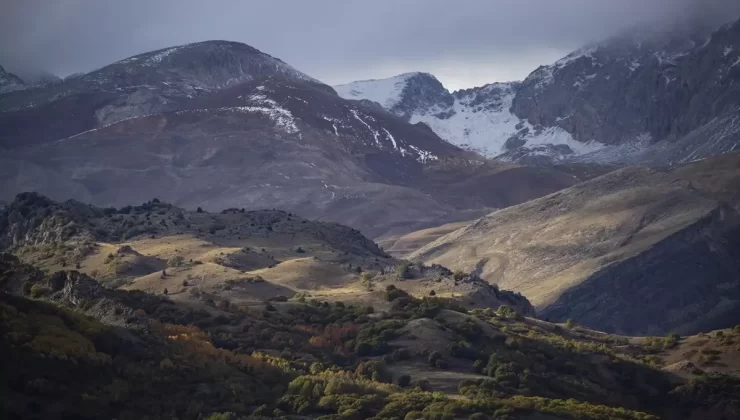 Tunceli’de Dağlar Karla Kaplandı