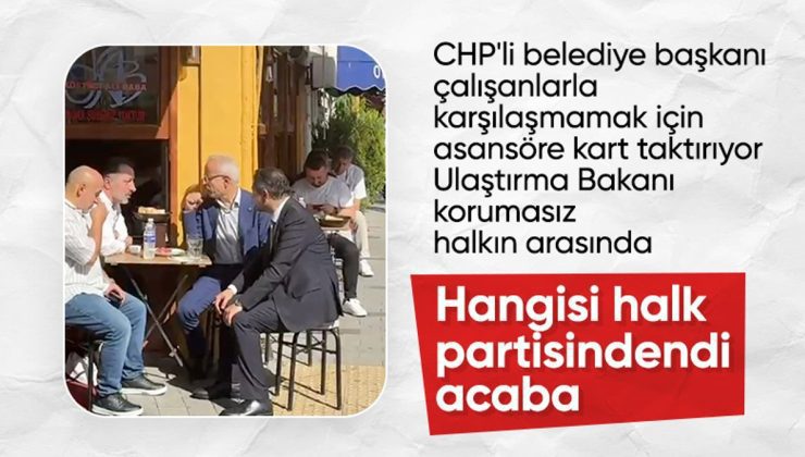 Ulaştırma Bakanı Abdulkadir Uraloğlu, esnaf köftecisinde görüldü