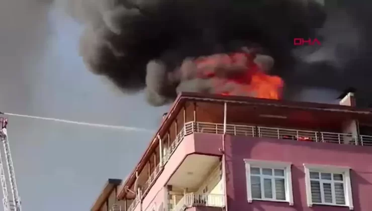 Ünye’de Çatı Yangını 2 Daireyi Kullanmaktan Men Etti