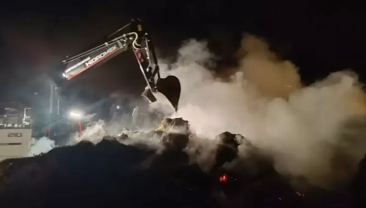 Van’da Ahırda Yangın