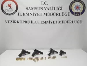 Vezirköprü’de Silah Kaçakçılığı Operasyonu