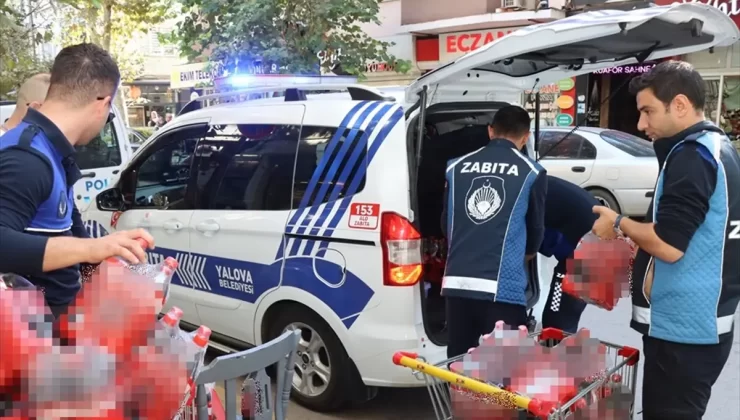Yalova’da Tarihi Geçen İçecekler İmha Edildi