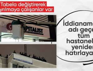 Yenidoğan skandalındaki hastanelerden biri tabelasını değiştirmeye çalıştı