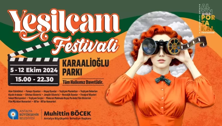Yeşilçam Festivali Antalya’da Başlıyor
