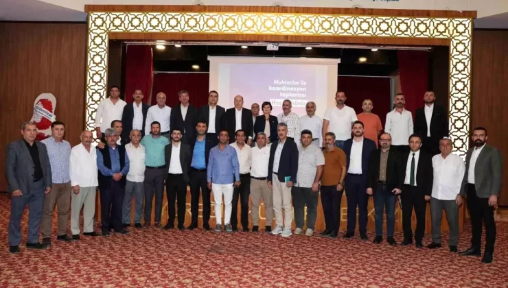 Yüreğir Belediye Başkanı Demirçalı, Muhtarlarla Toplantı Düzenledi