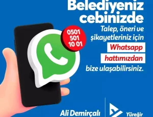 Yüreğir’de Whatsapp İletişim Hattı Kuruldu