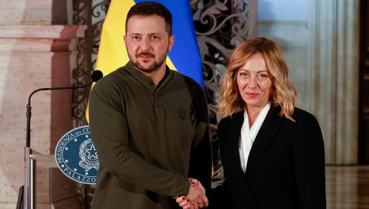 Zelenskiy ile Meloni Roma’da bir araya geldi