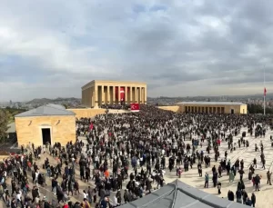 10 Kasım’da Anıtkabir Ziyareti Rekor Kırdı