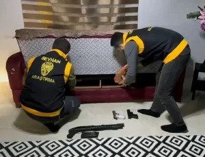 14 Yaşındaki Çocuk, Evin Altında 7 Ruhsatsız Silah Sakladı