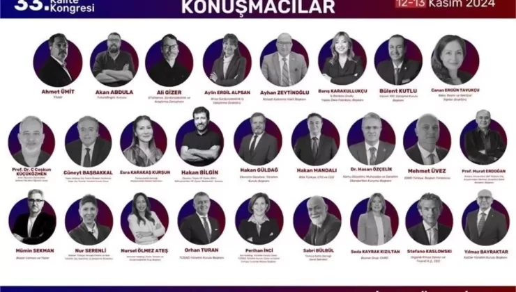 33. Kalite Kongresi Kocaeli’nde