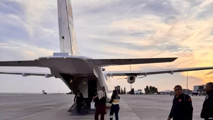 6 Aylık Delal Bebek Ankara’ya Uçakla Sevk Edildi