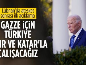 ABD Başkanı Joe Biden’dan İsrail – Lübnan ateşkesi açıklaması