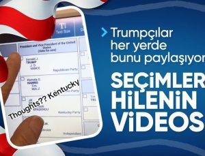 ABD Seçimlerinde oy pusulası makinesi Trump’ı seçmeye izin vermedi
