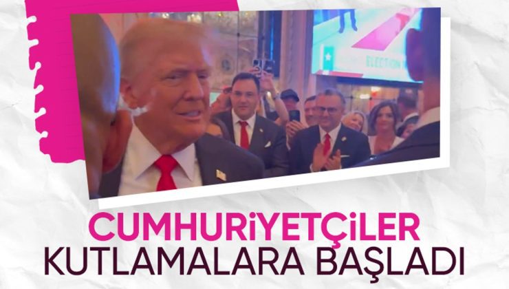 ABD’de Donald Trump’ın seçim merkezinde sevinç gösterileri