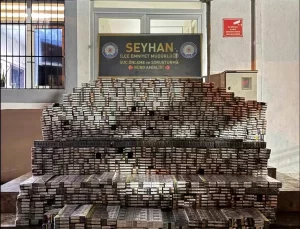 Adana’da Gümrük Kaçağı Sigara Operasyonu