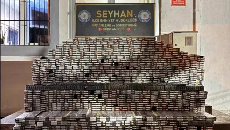 Adana’da Gümrük Kaçağı Sigara Operasyonu