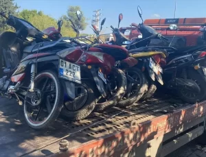 Adana’da Motosiklet Denetimi: 39 Araç Men Edildi