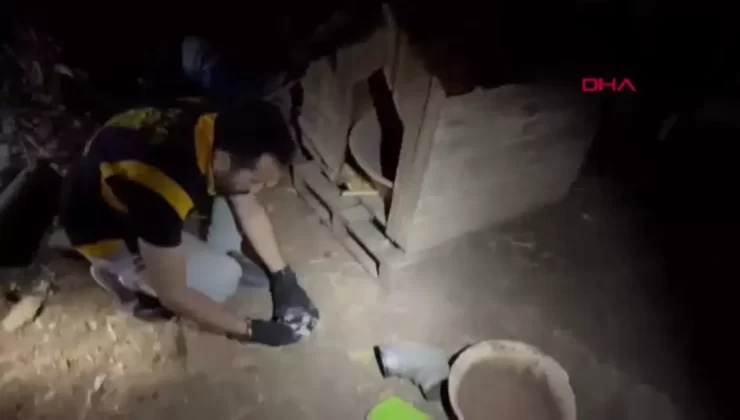 Adana’da Operasyonda Silah ve El Bombası Ele Geçirildi