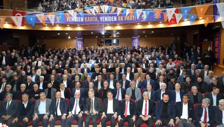 Adıyaman Kahta’ta AK Parti 8. Olağan İlçe Kongresi gerçekleştirildi