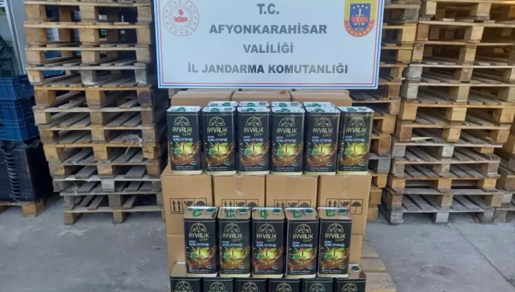 Afyonkarahisar’da 680 Litre Kaçak Zeytinyağı Ele Geçirildi
