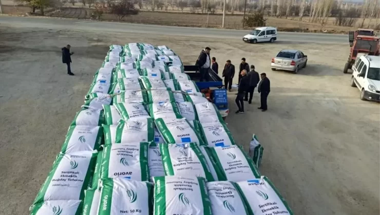 Afyonkarahisar’da 94 Çiftçiye Buğday Tohumu Dağıtıldı