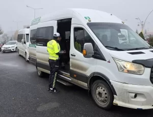 Ağrı’da Öğrenci Servis Denetimleri