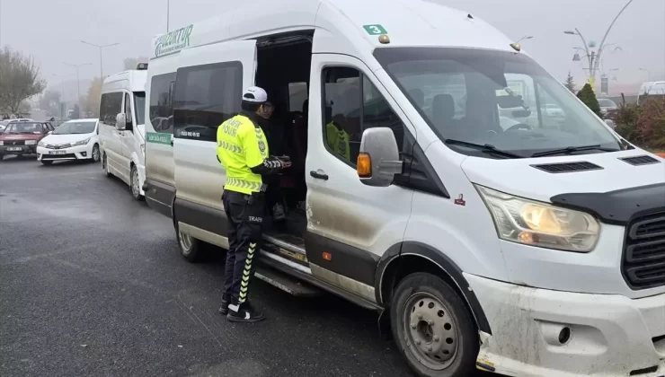Ağrı’da Öğrenci Servis Denetimleri