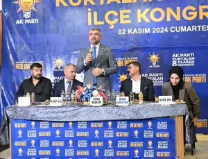 AK Parti Kurtalan İlçe Başkanlığına Salih Karataş yeniden seçildi