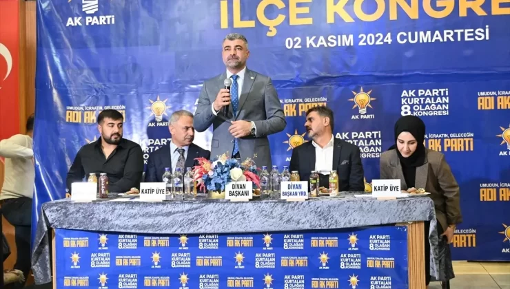 AK Parti Kurtalan İlçe Başkanlığına Salih Karataş yeniden seçildi