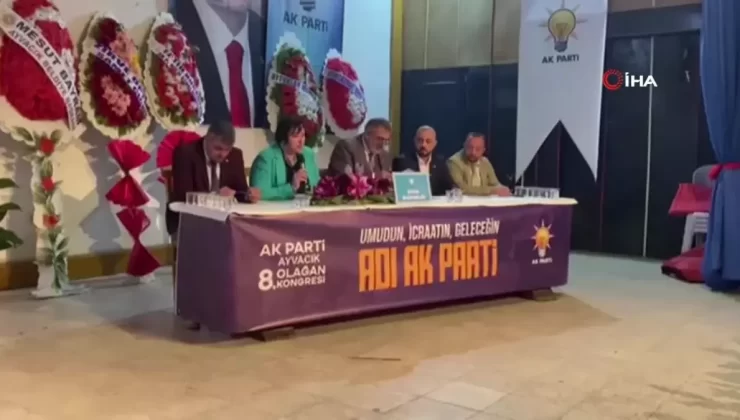 AK Partili Gider, Ayvacık Kongresi’nde Bakan Eleştirisi Yaptı