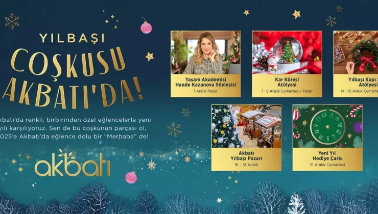 Akbatı’da Aralık Ayı Etkinlikleri: Yılbaşı Heyecanı Başlıyor