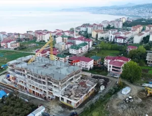 Akçaabat’ta Adalet Sarayı inşaatı devam ediyor