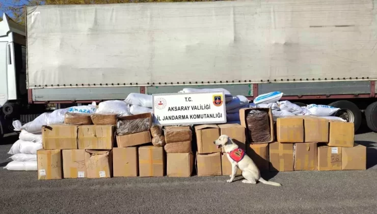 Aksaray’da 1,7 Ton Kaçak Tütün Ele Geçirildi
